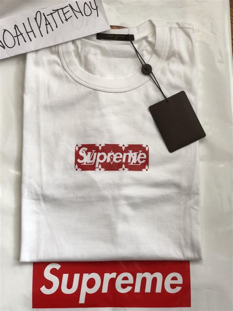 supreme louis vuitton box logo tee replica|Louis Vuitton supreme t shirt.